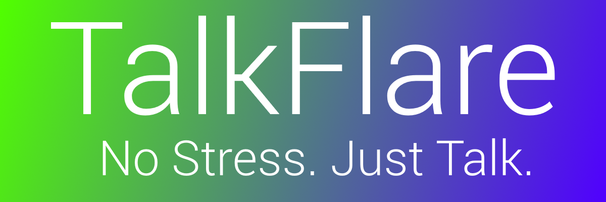 A banner for TalkFlare